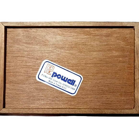 VTG Powell Collection Wood Valet / Jewelry Organizer Trinket Chest Box Taiwan - Picture 3 of 3